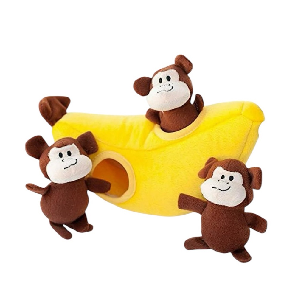 Zippy Paws Zoo Friends Burrow, Interactive Squeaky Hide and Seek Plush New